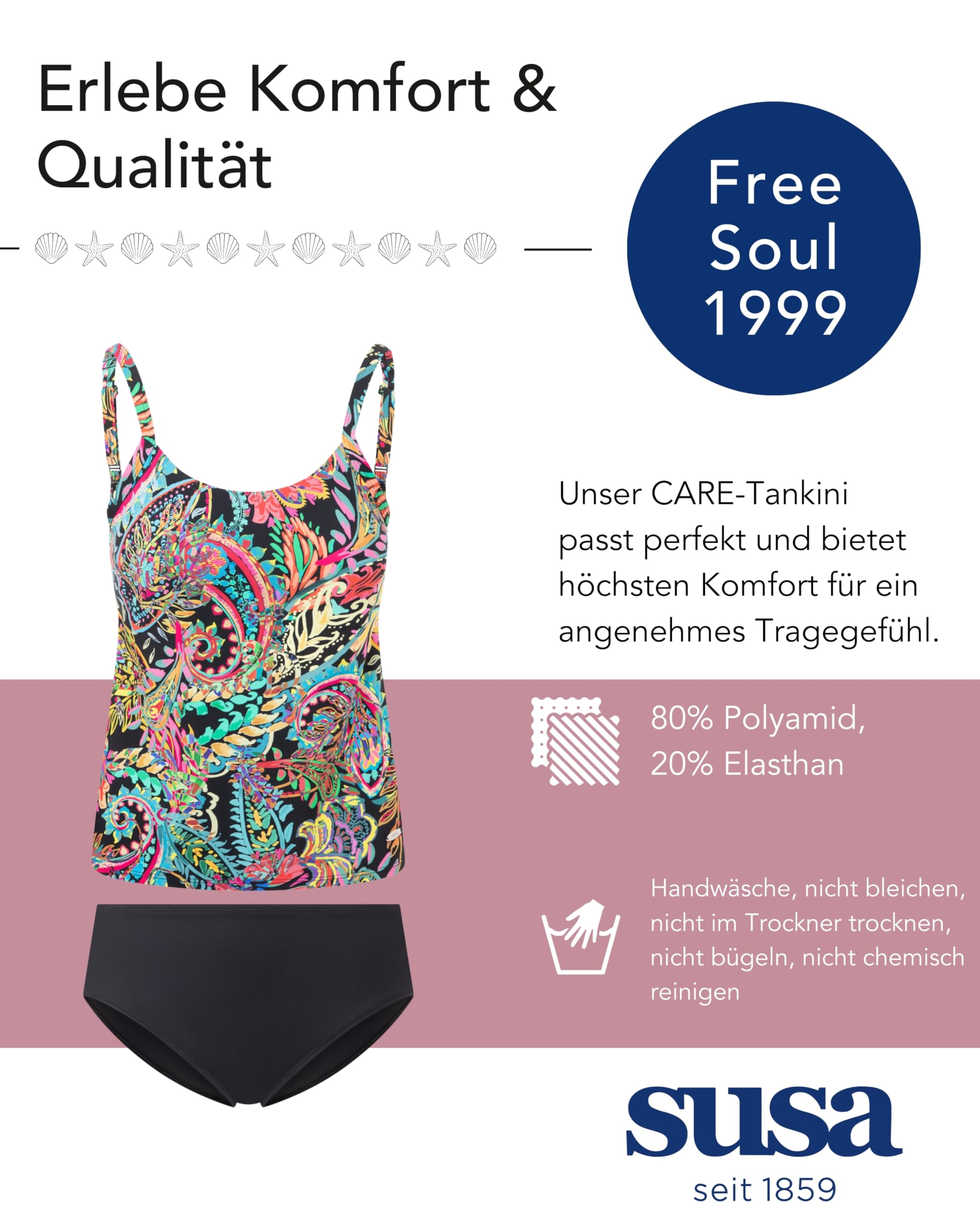 susa-free-soul-1999-care-tankini-tropical-flowers-mit-schalen-schwarz image 5