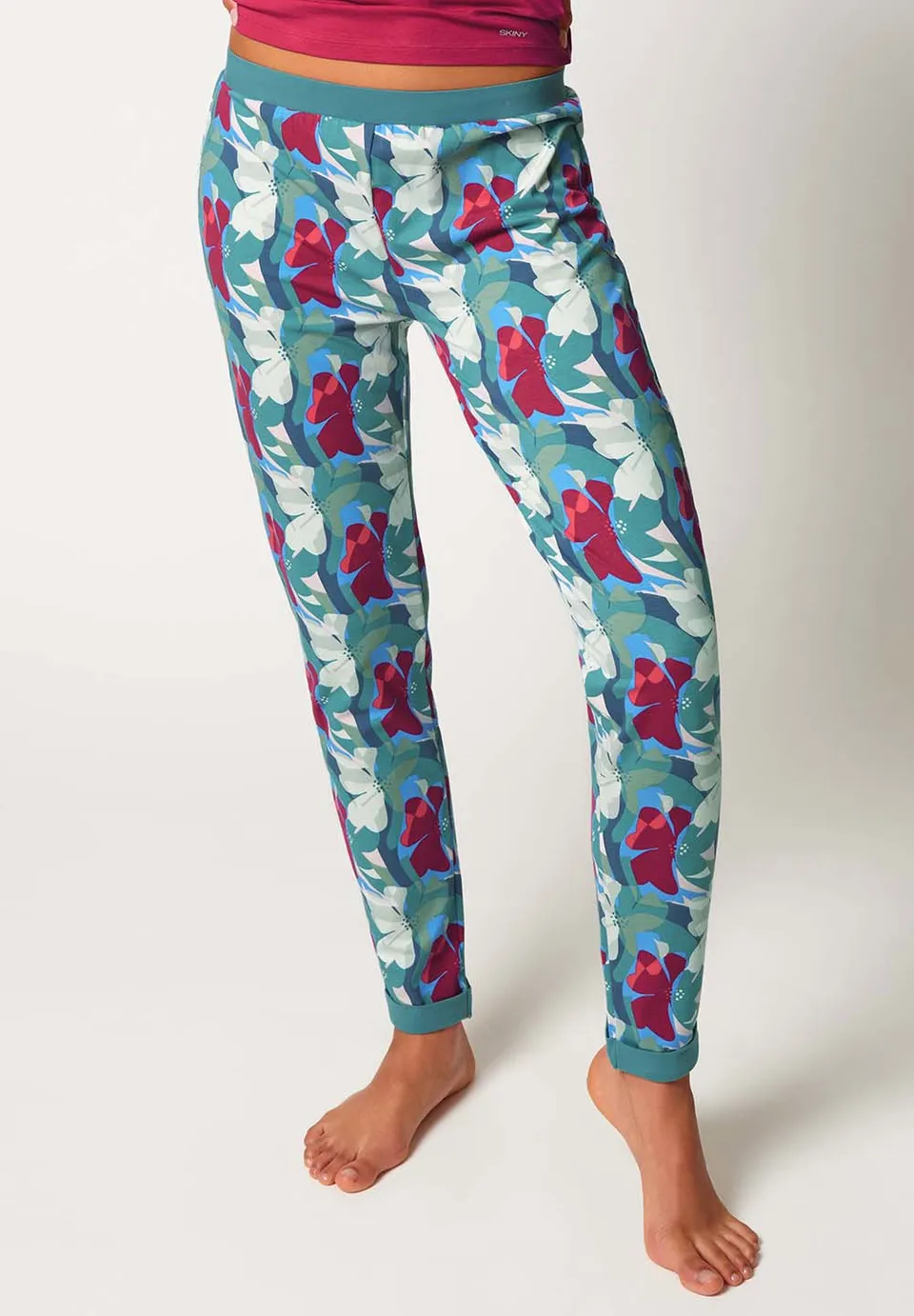 skiny-night-in-skiny-02-pyjamahose-lang-baumwolle-damen image 1