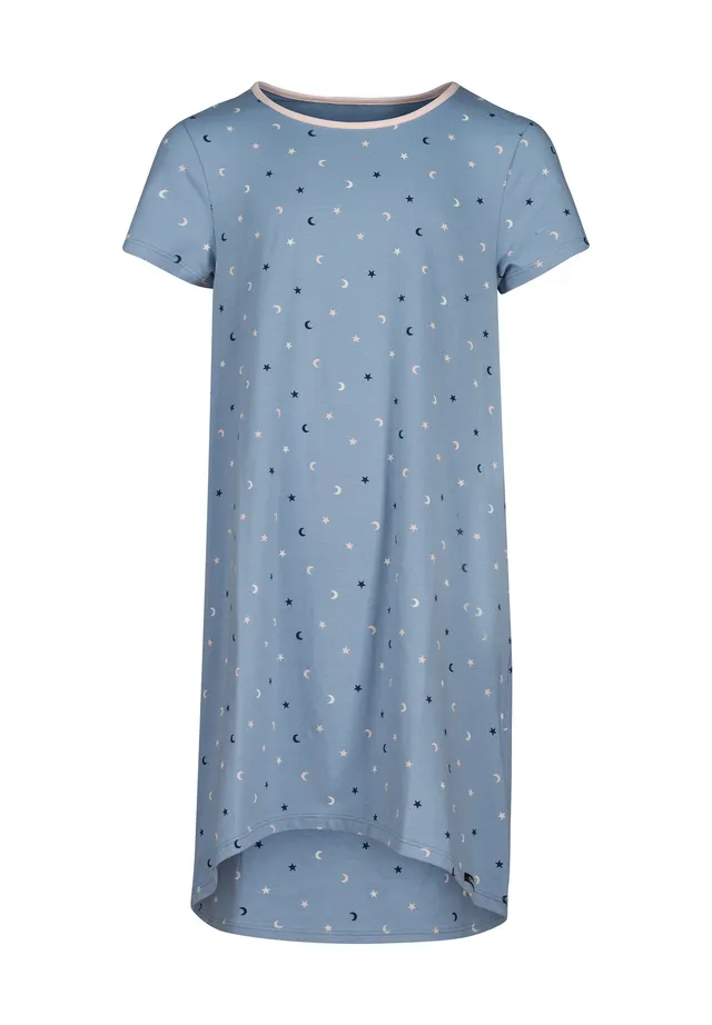 skiny-night-in-skiny-sleepshirt-m-dchen-kurzarm-nachthemd-baumwolle image 1