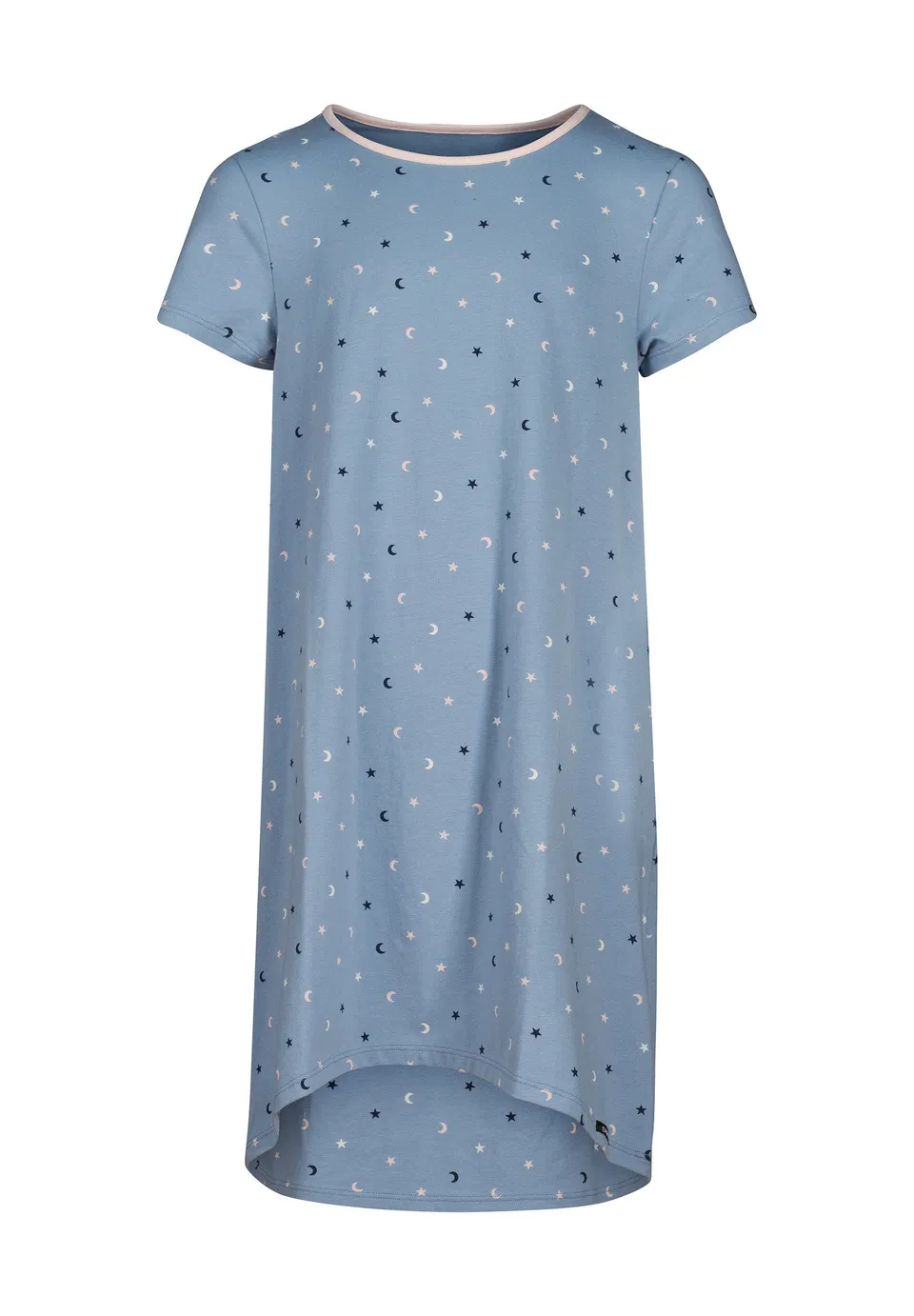 skiny-night-in-skiny-sleepshirt-m-dchen-kurzarm-nachthemd-baumwolle image 1