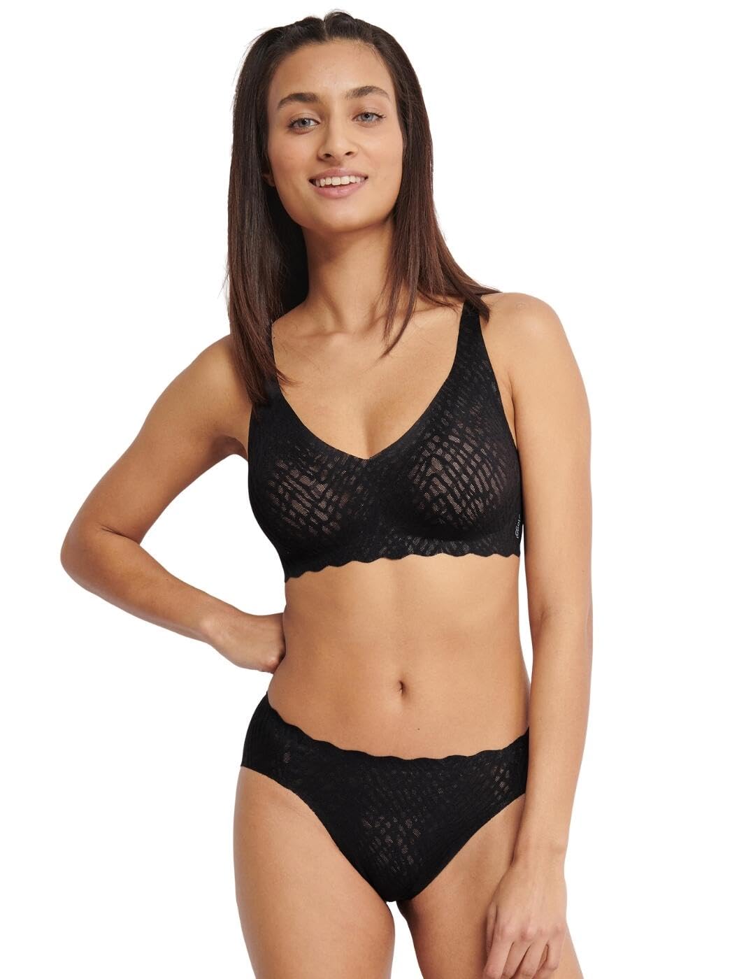 sloggi-zero-feel-bliss-soft-bra-damen-bh-schwarz-m image 6