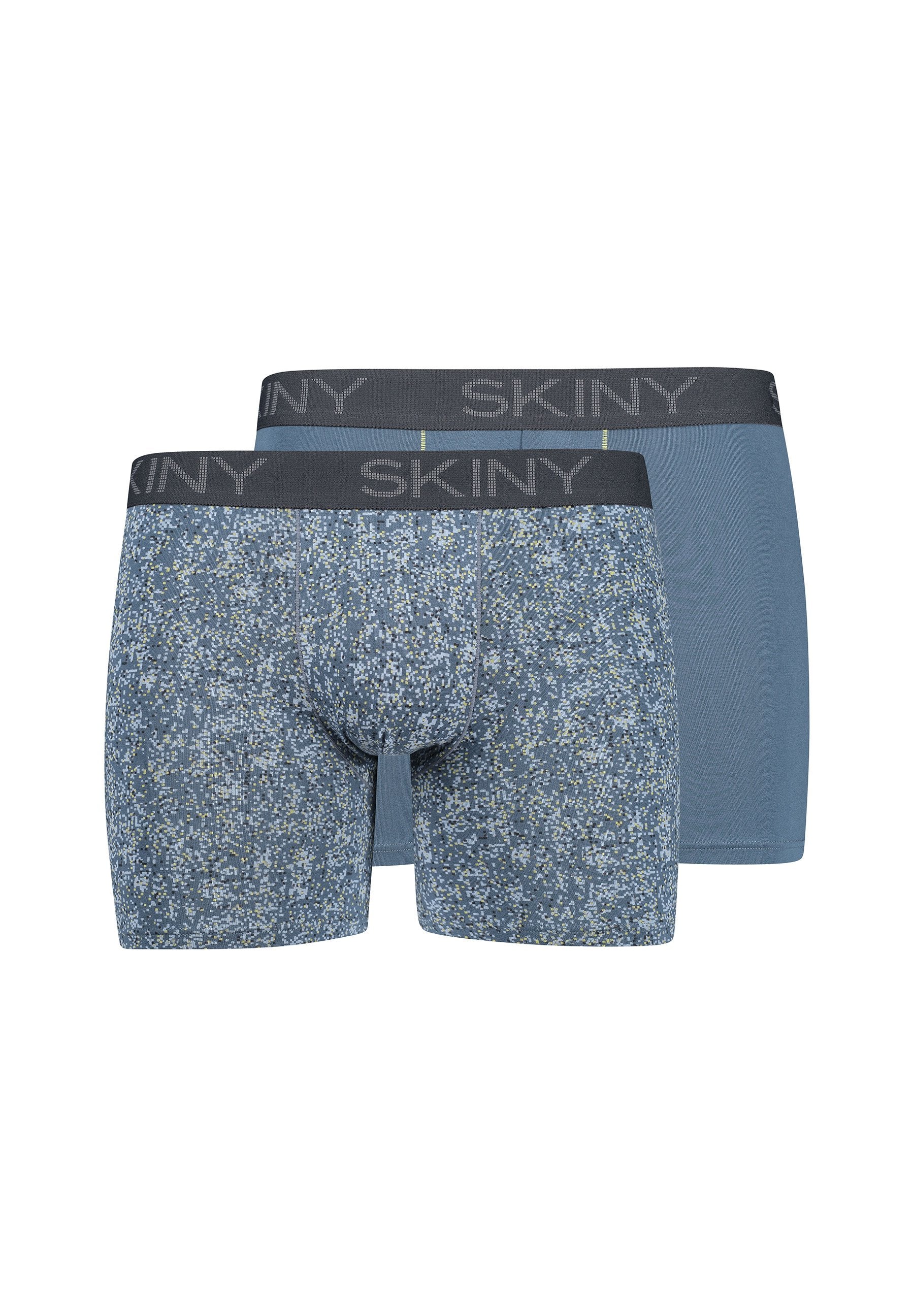skiny-cotton-multipack-boxer-briefs-2er-pack-mit-print-und-logo-bund image 3