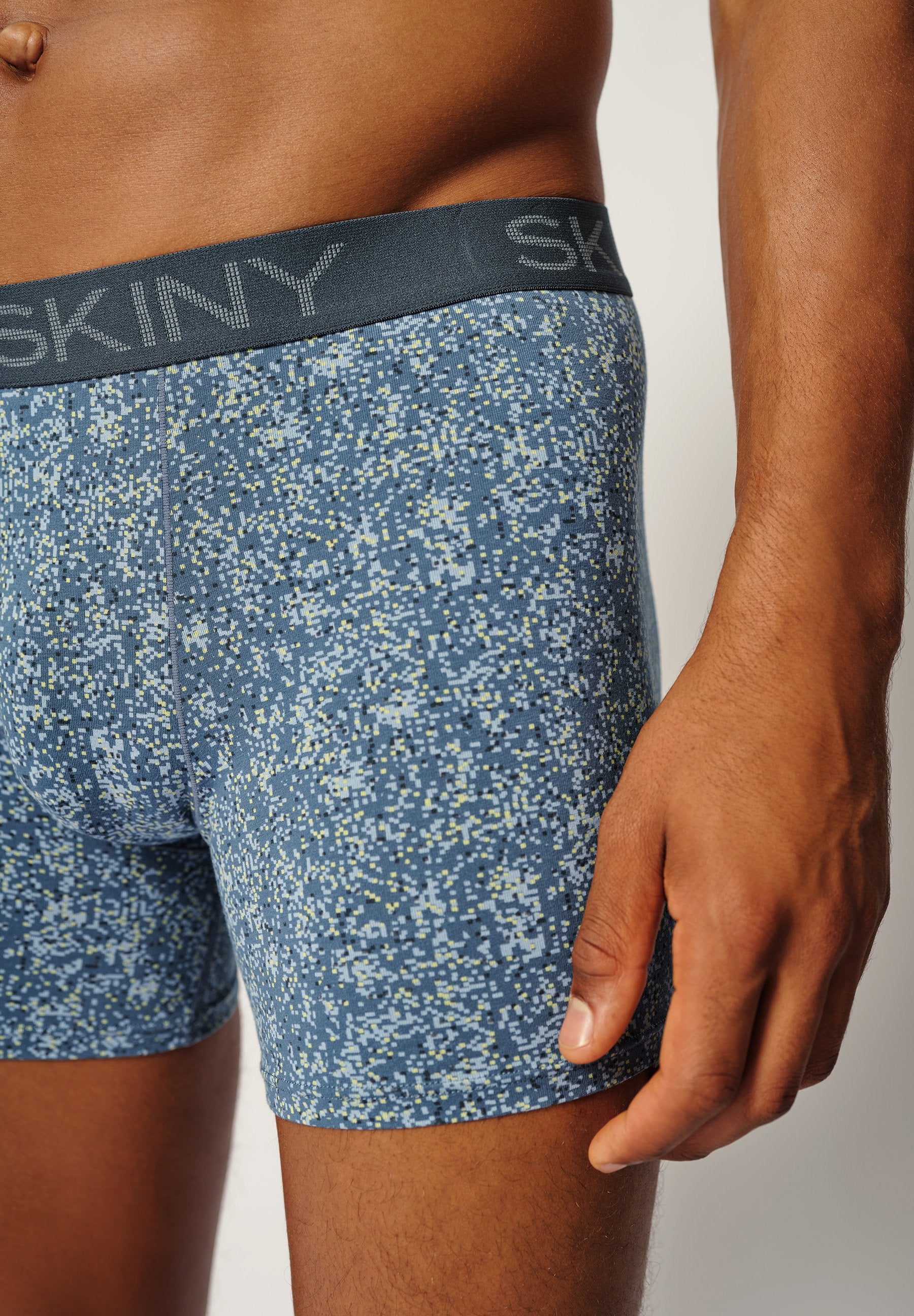 skiny-cotton-multipack-boxer-briefs-2er-pack-mit-print-und-logo-bund image 5