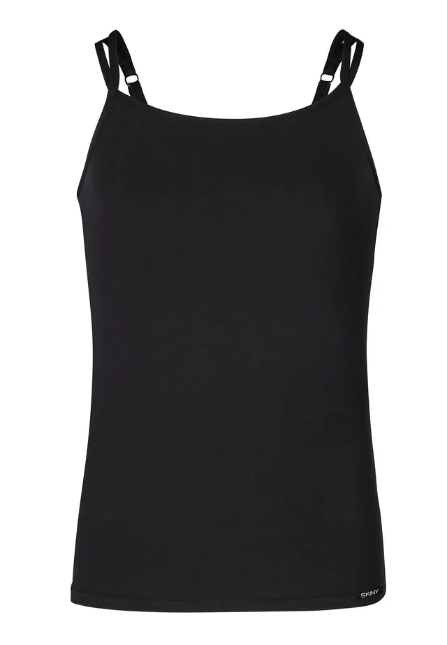 skiny-cotton-essentials-girls-camisole-spaghetti-top-slim-fit image 1