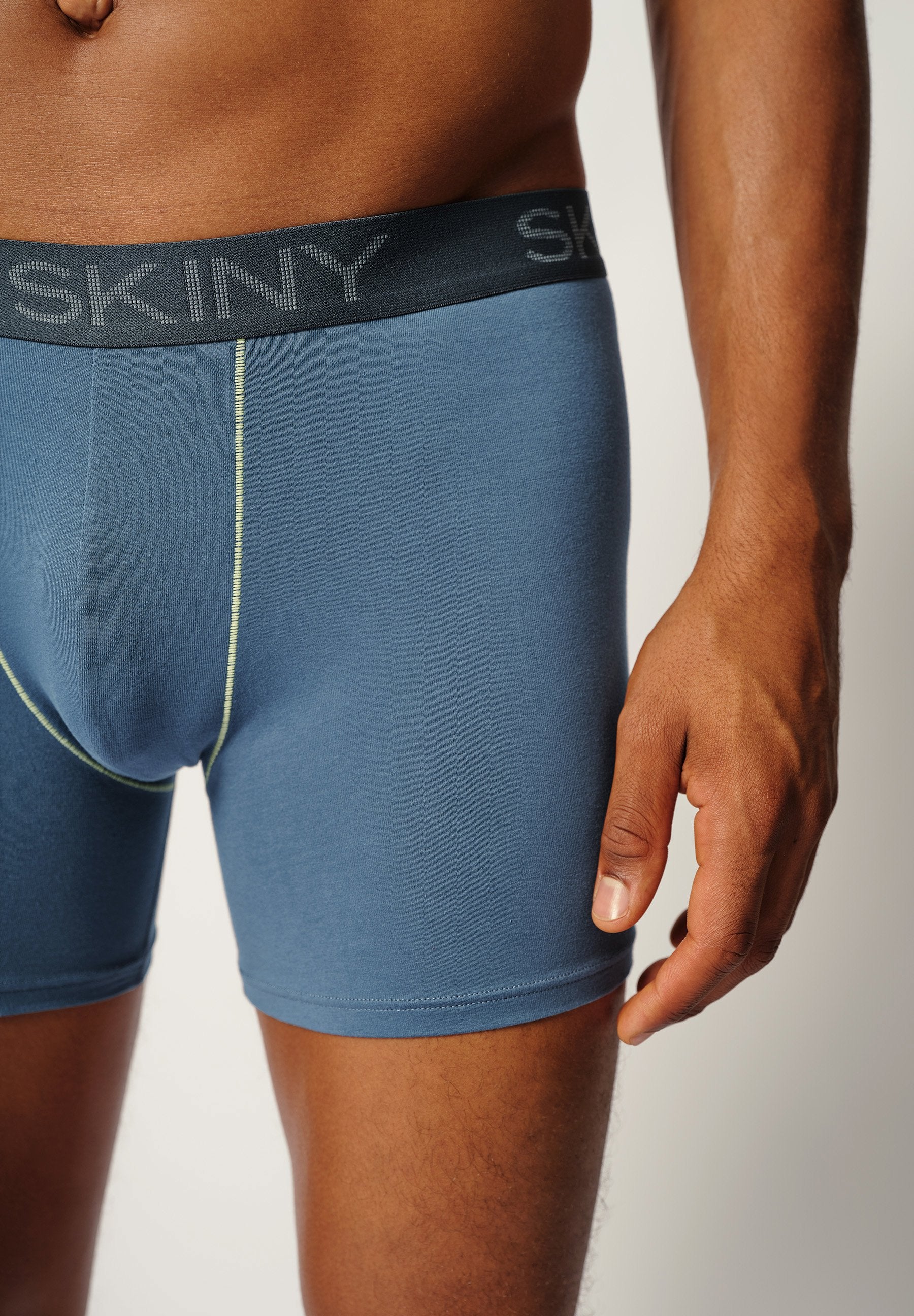 skiny-cotton-multipack-boxer-briefs-2er-pack-mit-print-und-logo-bund image 8