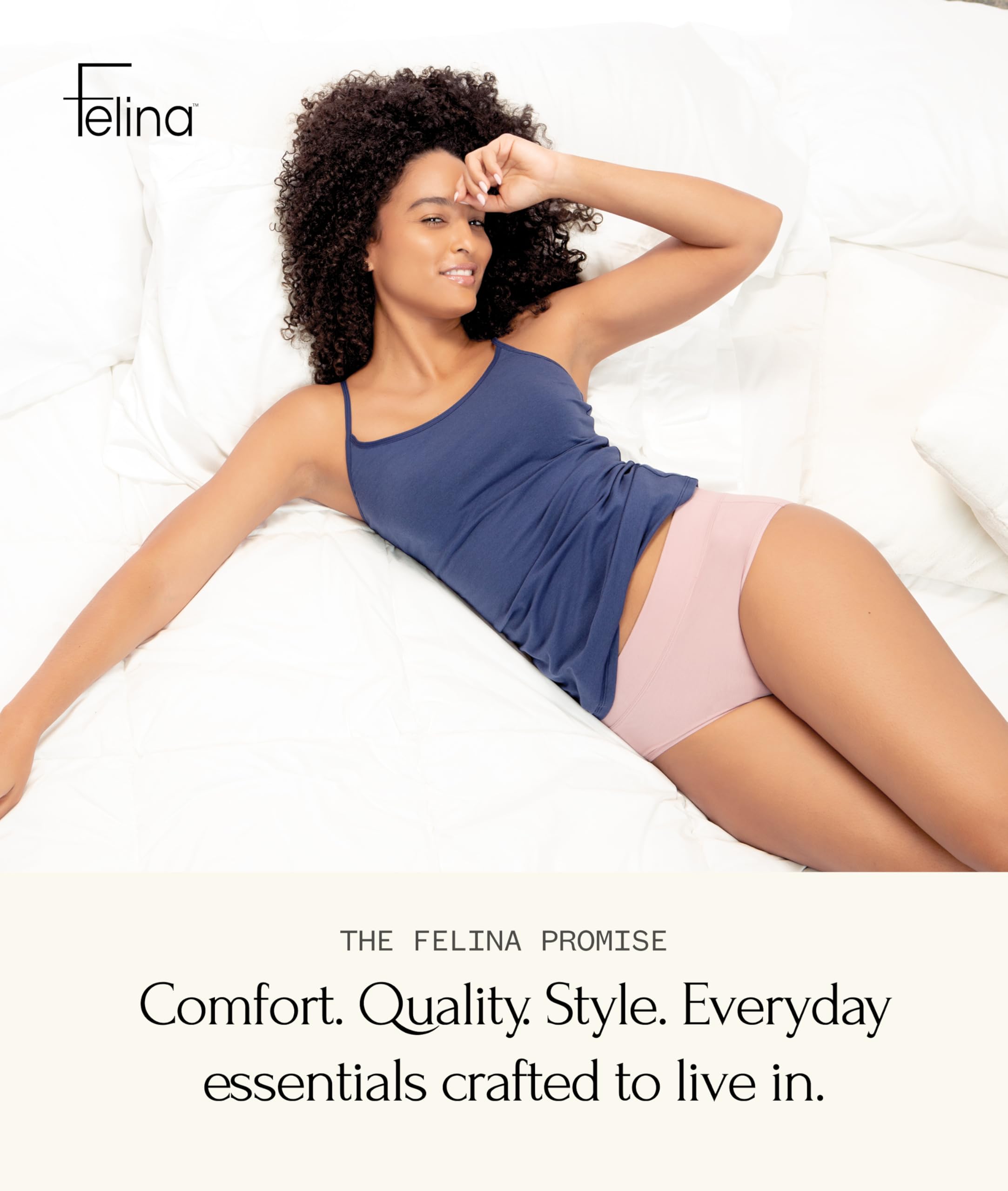 felina-cotton-modal-damen-cami-top-3er-pack-nahtlos-verstellbar image 5