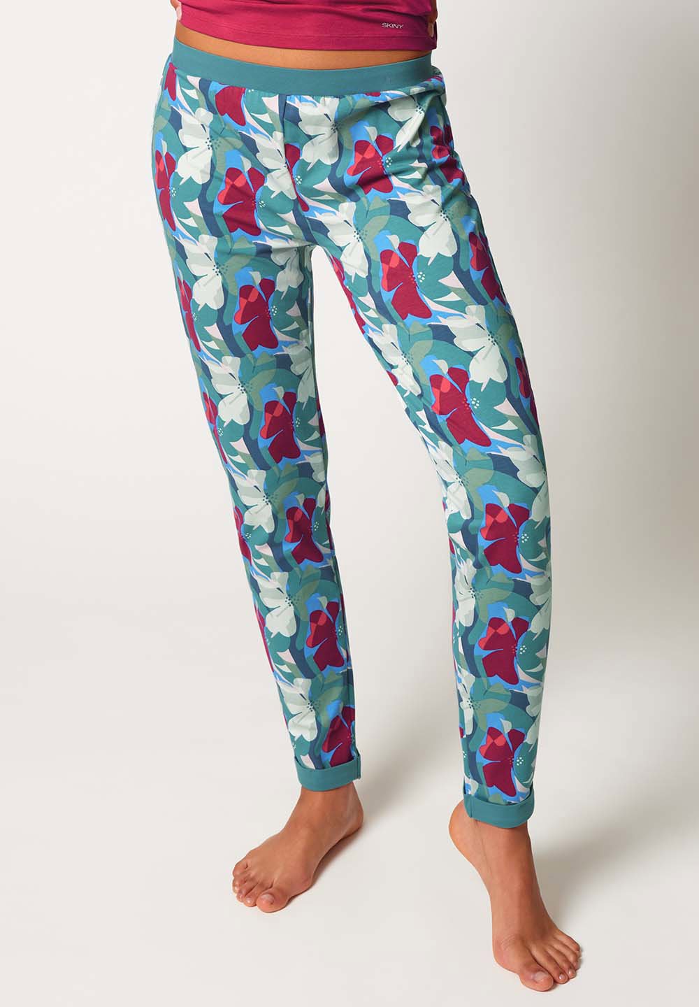 skiny-night-in-skiny-02-pyjamahose-lang-baumwolle-damen image 1