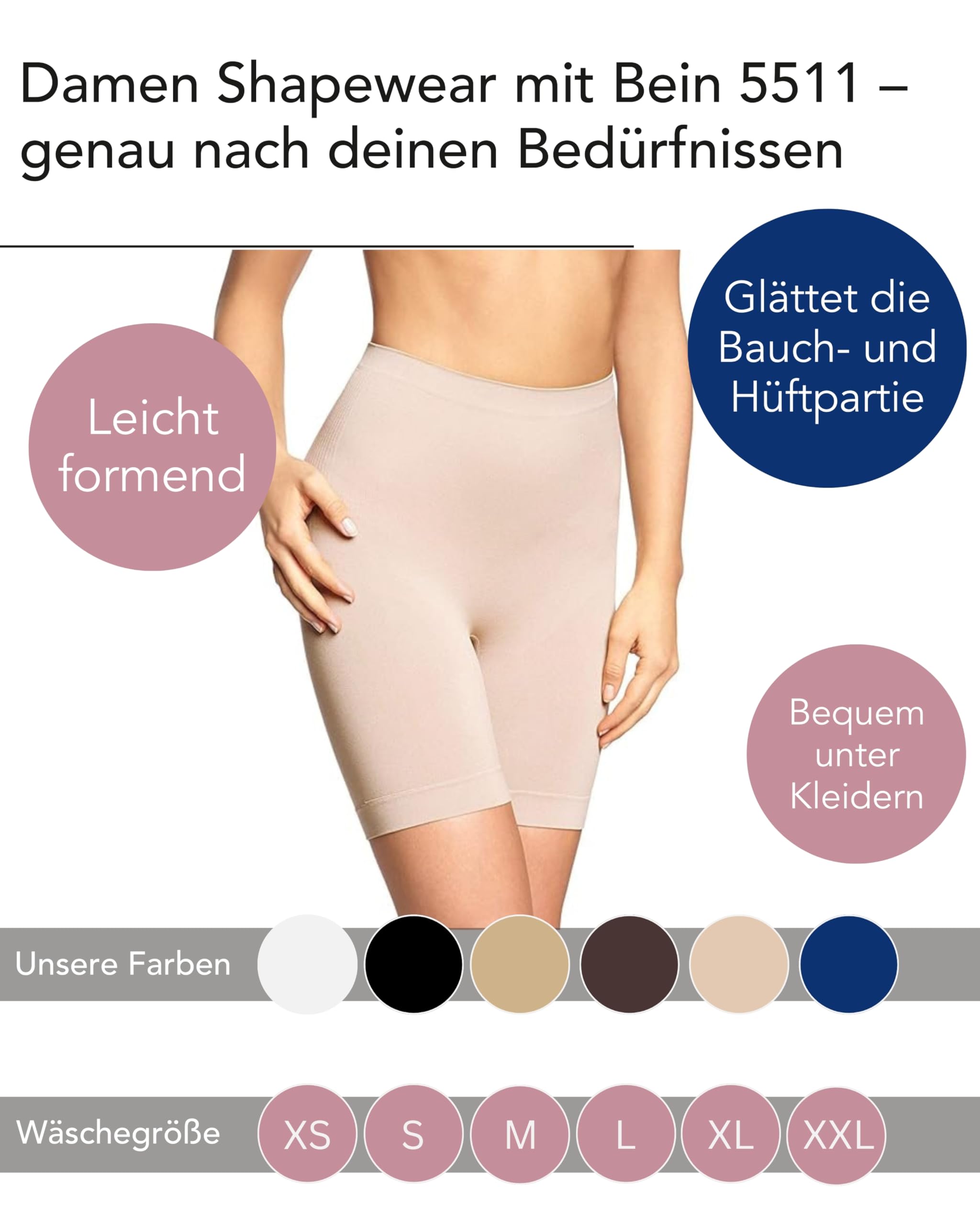 susa-shapewear-miederhose-langbein-panty-bauchweg-shorts image 3