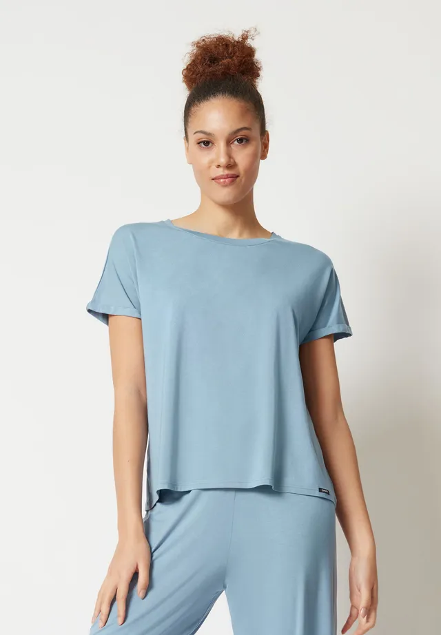 skiny-night-in-mix-match-shirt-080774-kurzarm-nachthemd-bambus-viskose image 1