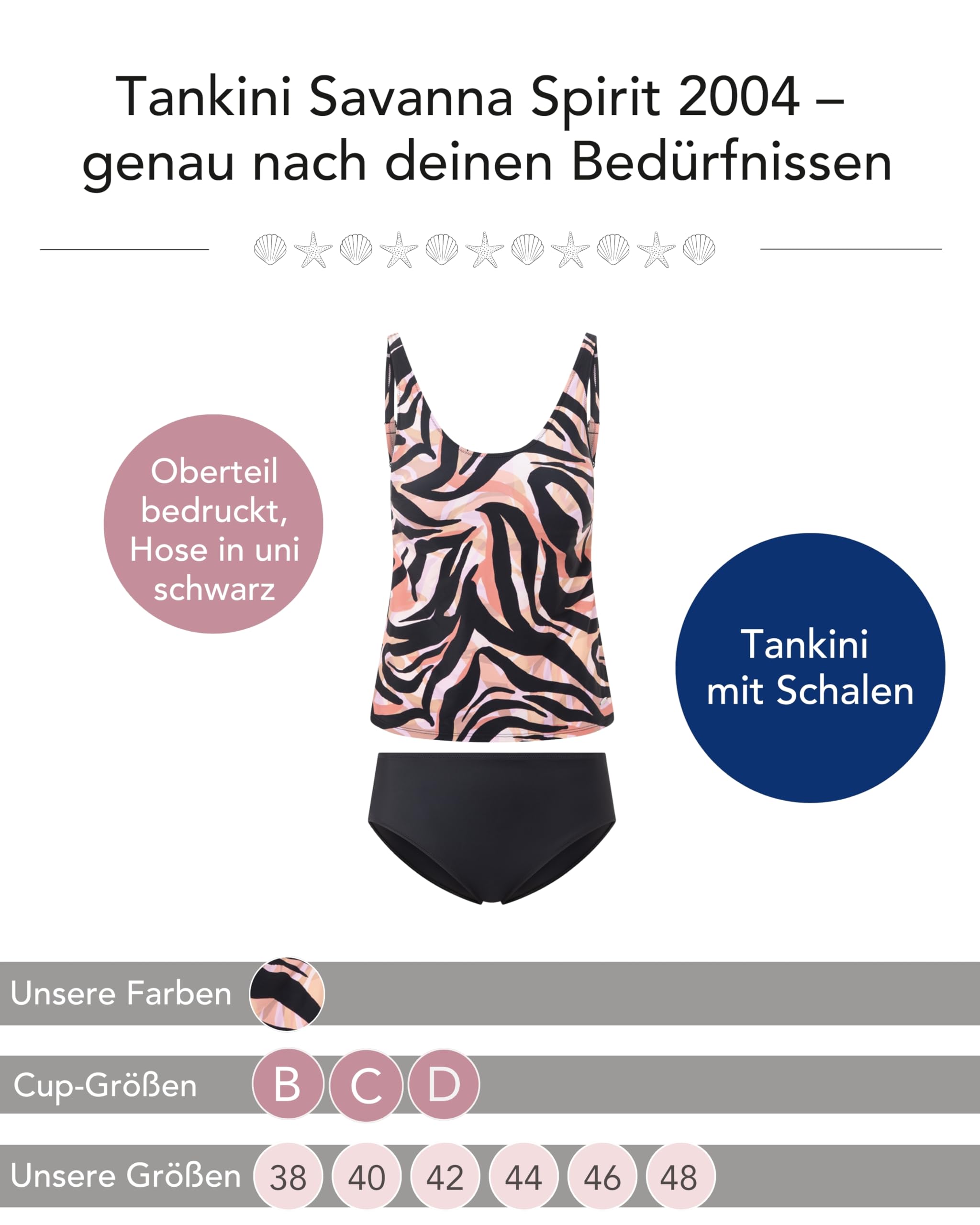 susa-savanna-spirit-2004-tankini-mit-schalen-black-print image 2