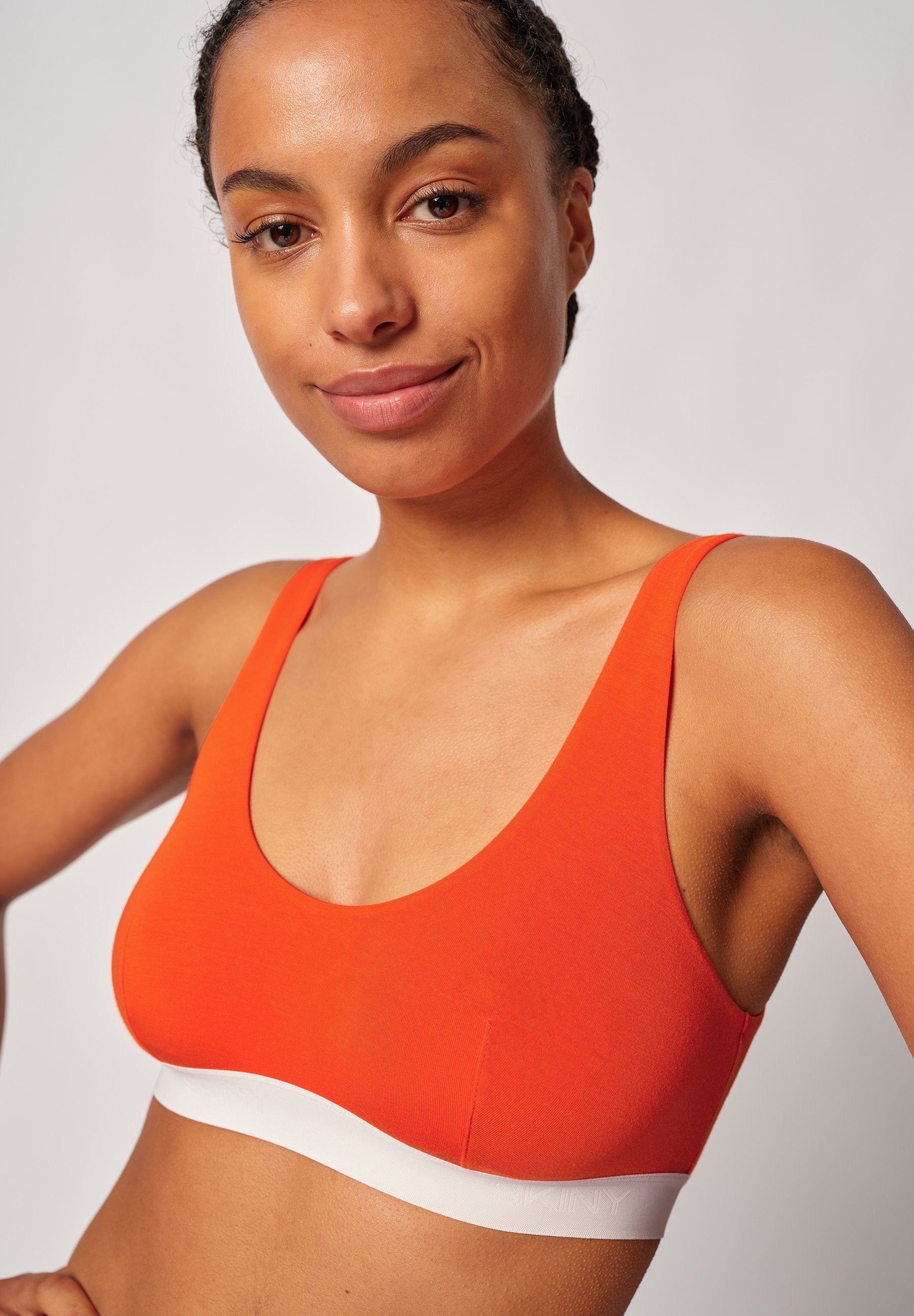 skiny-cotton-retro-crop-top-bustier-mit-herausnehmbaren-pads image 5