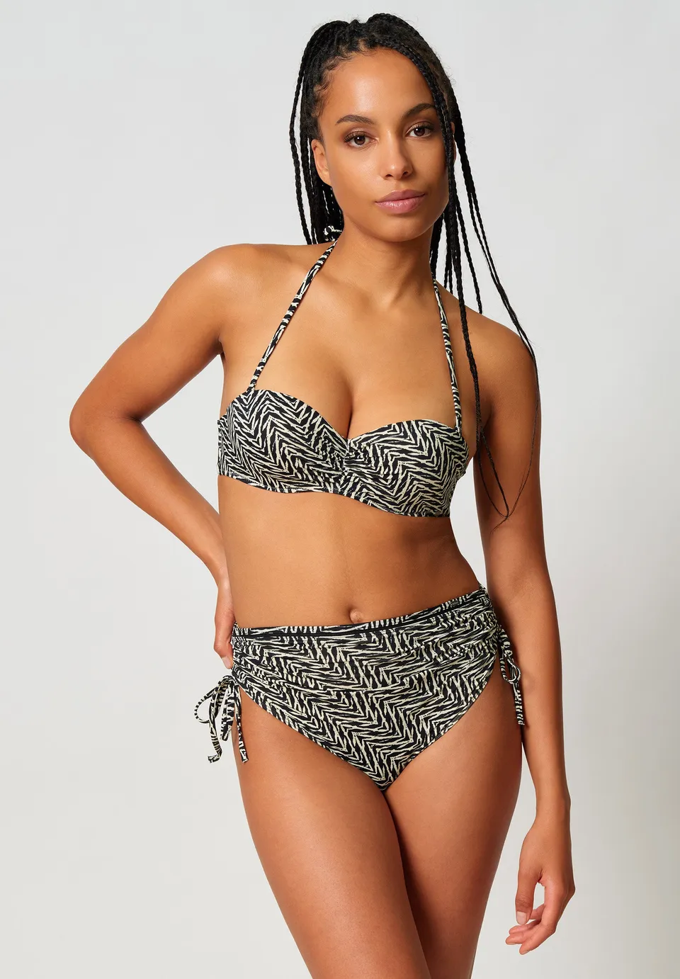 skiny-animal-allure-bandeau-bikini-top-087228-08a034-gepolstertes-microfaser-ban image 1