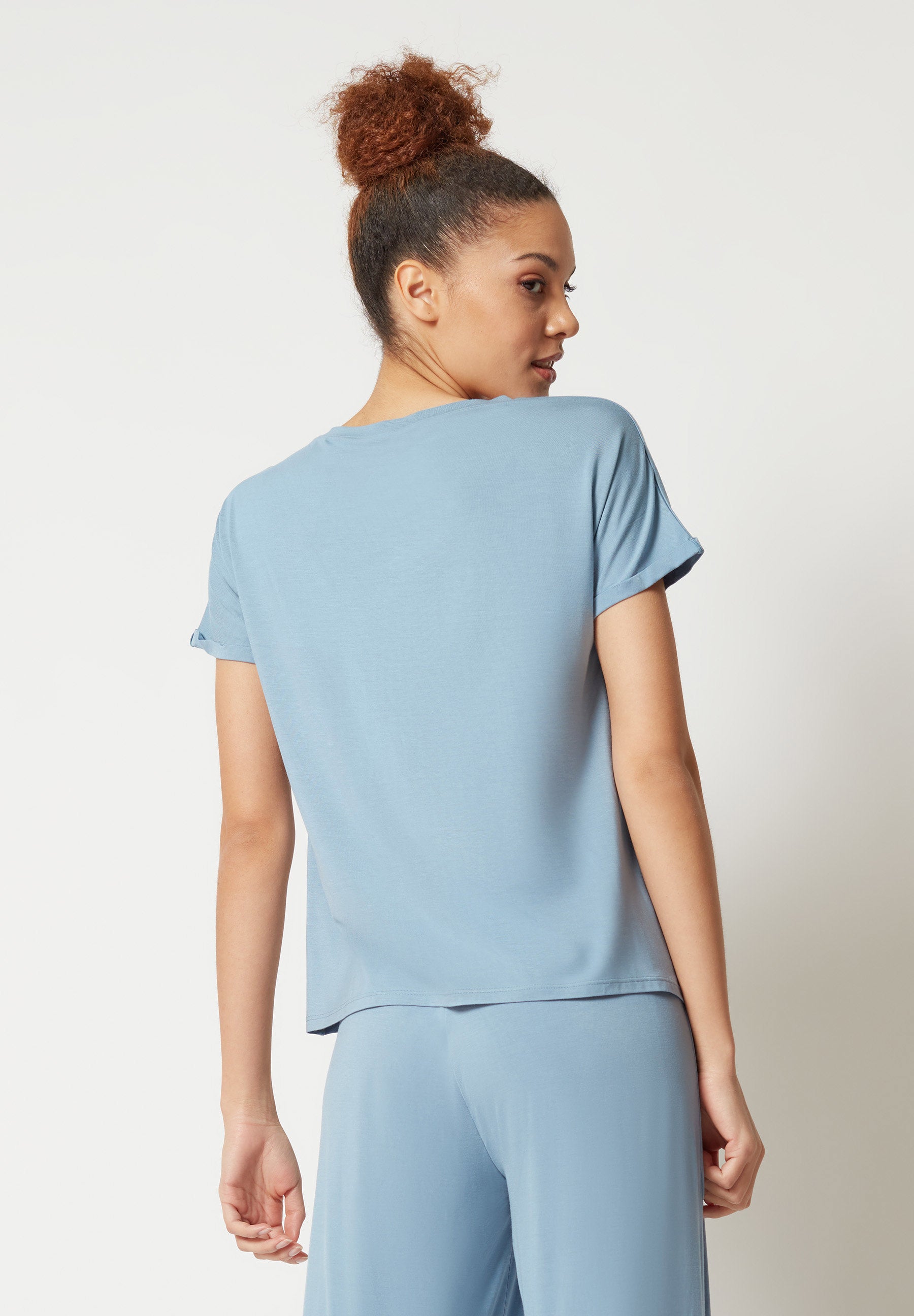 skiny-night-in-mix-match-shirt-080774-kurzarm-nachthemd-bambus-viskose image 2