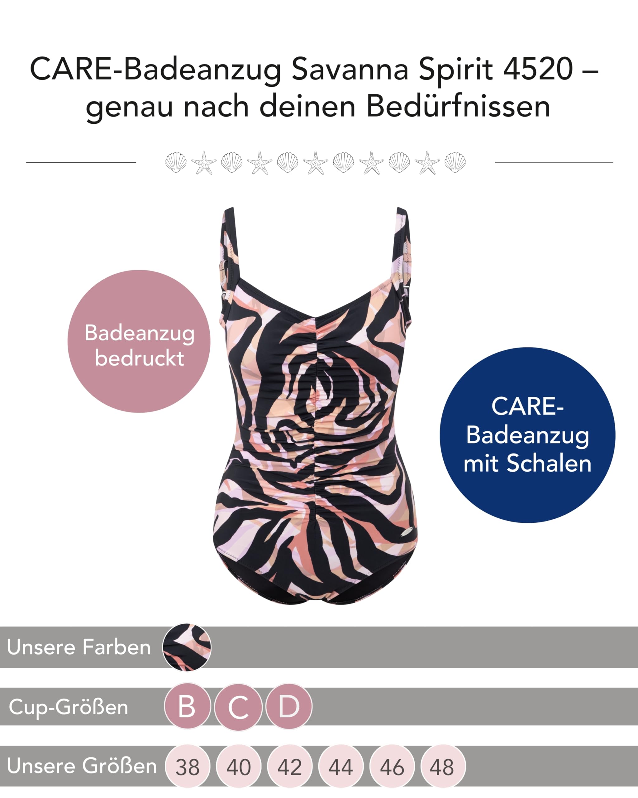 susa-savanna-spirit-4520-badeanzug-black-print-mit-schalen image 3