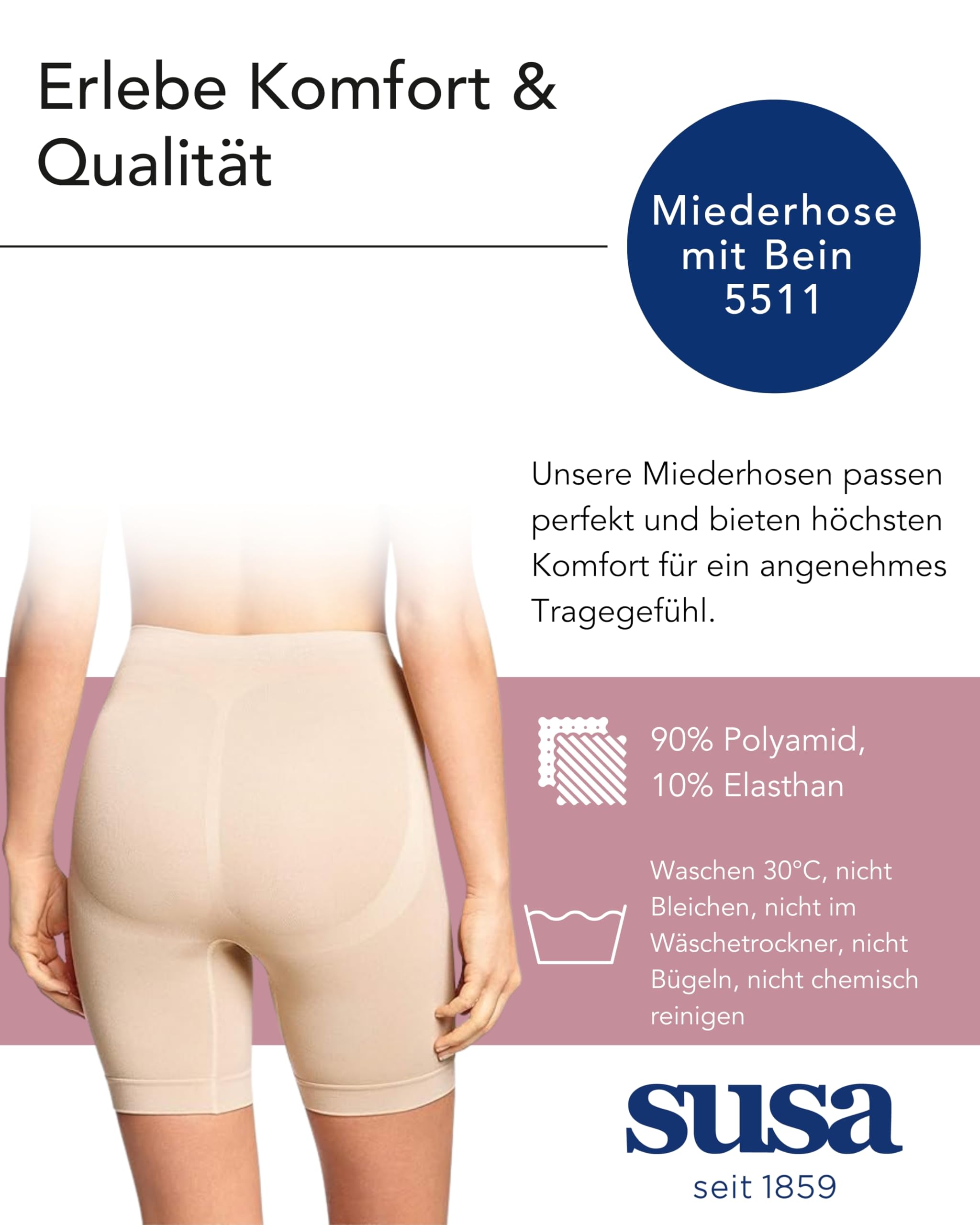 susa-shapewear-miederhose-langbein-panty-bauchweg-shorts image 4