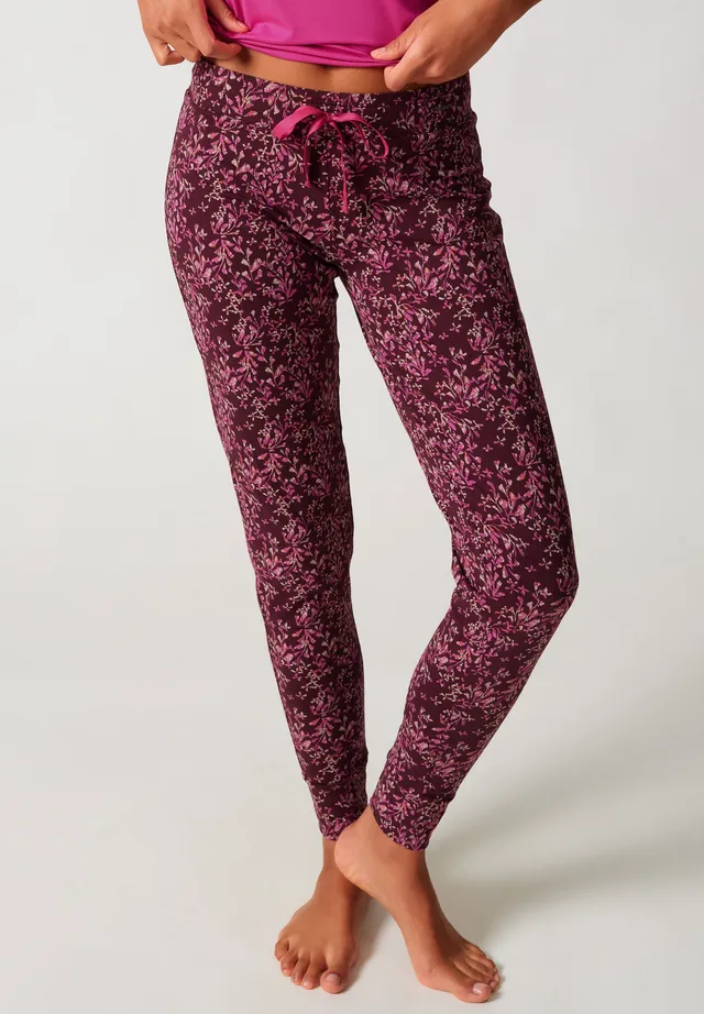 skiny-night-in-mix-match-pants-long-lange-pyjamahose-slim-baumwoll-stretch-mit-p image 1