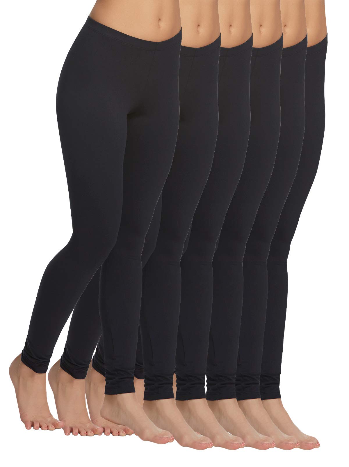 felina-2801-samtweiche-damen-leggings-4-wege-stretch-6er-pack image 1