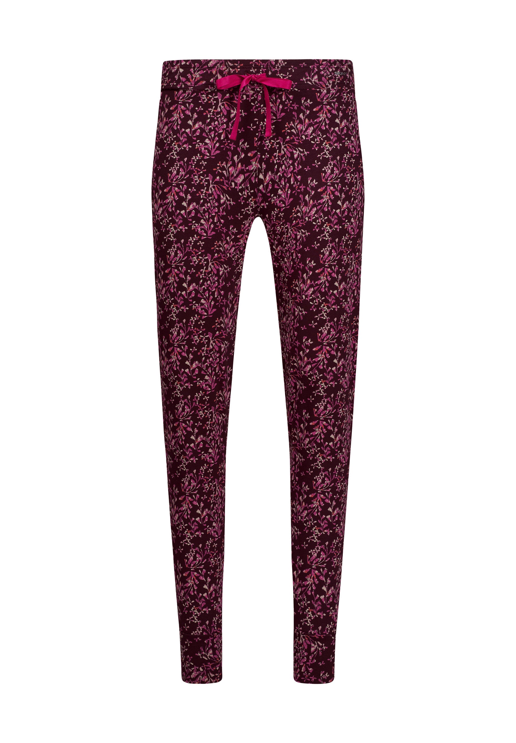 skiny-night-in-mix-match-pants-long-lange-pyjamahose-slim-baumwoll-stretch-mit-p image 4