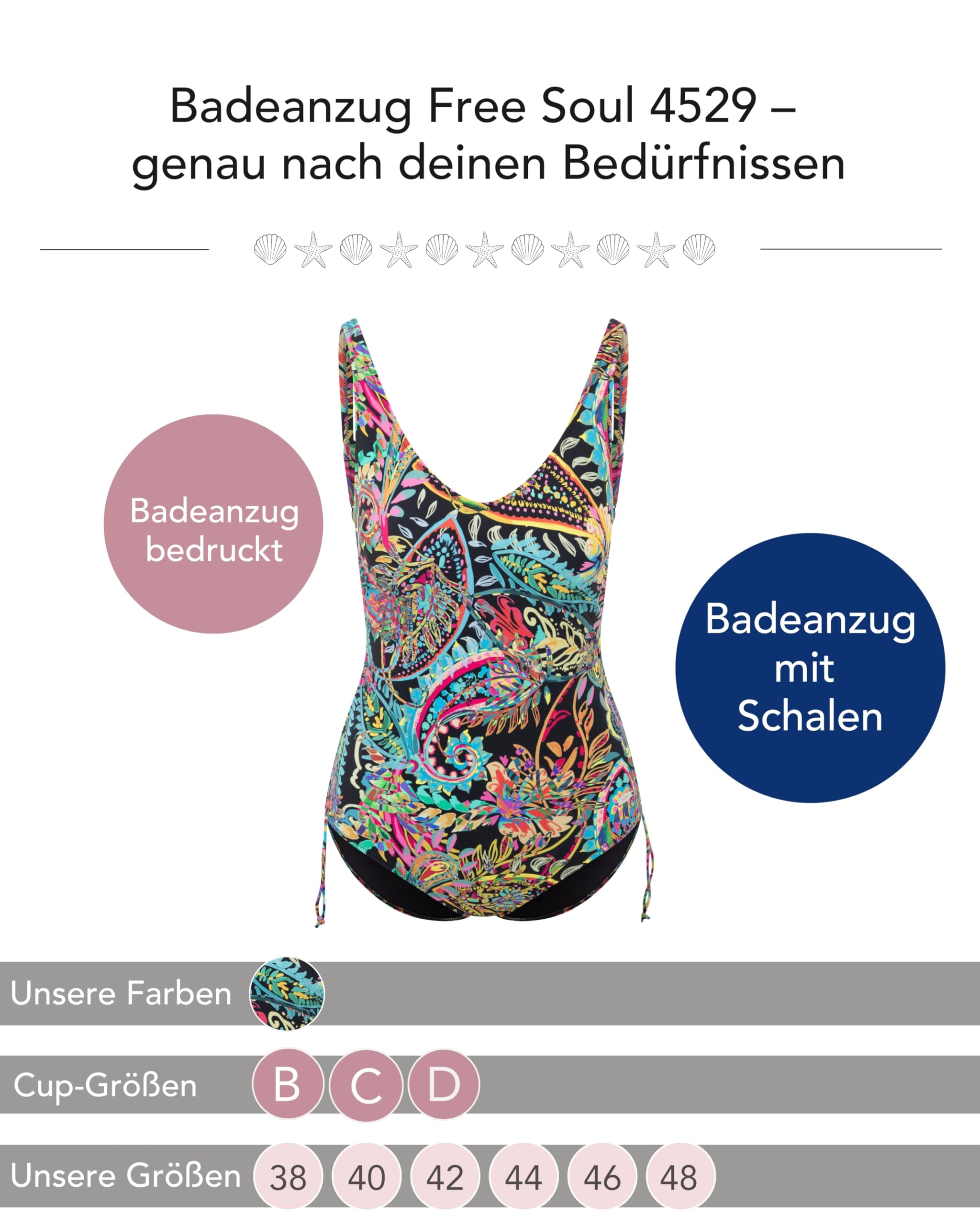 susa-free-soul-4529-badeanzug-mit-schalen-tropical-flowers image 2